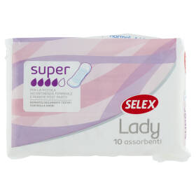 Selex Assorbenti Igiene Adulti Lady Super 10 pezzi