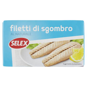 Selex Filetti di Sgombro al Naturale 125 g