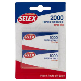 Selex Punti Cucitrice Tipo 148 1000 Punti 2 pezzi