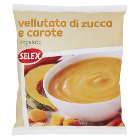 Selex Vellutata di Zucca e Carote Surgelata 600 g