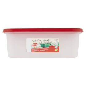 Selex Contenitore per Alimenti Freezer/Frigo Rettangolare 1,25 L 3 pezzi