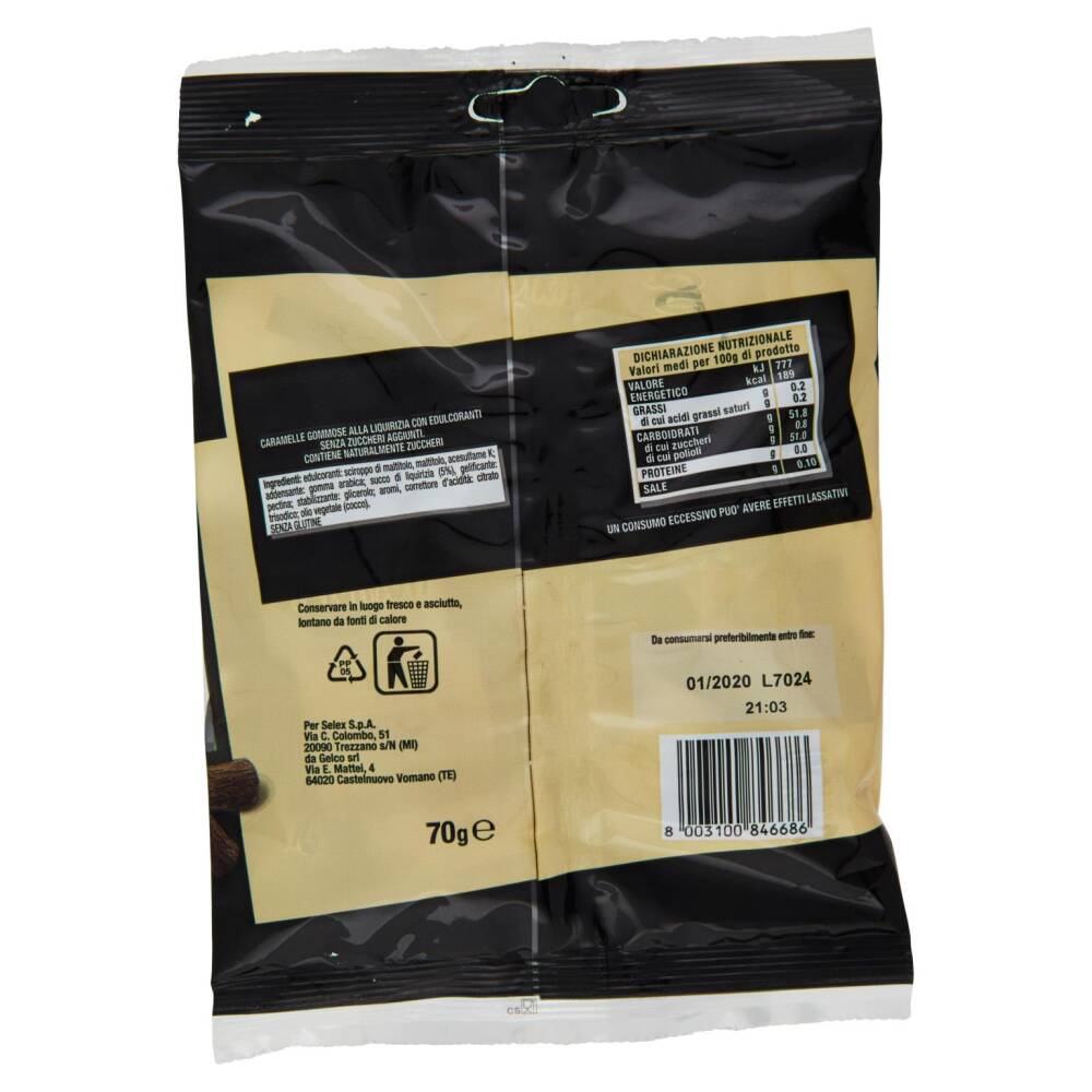 Pasticche Di Liquirizia Senza Zucchero 300g - Foto 3