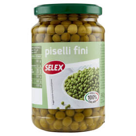 Selex Piselli Fini Lessati 360 g