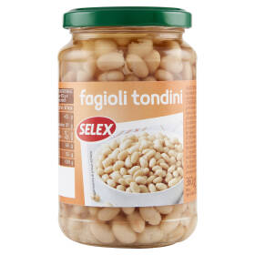 Selex Fagioli Tondini Lessati 360 g