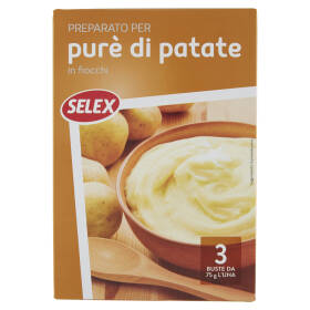 Selex Preparato per Purè di Patate in Fiocchi 225 g