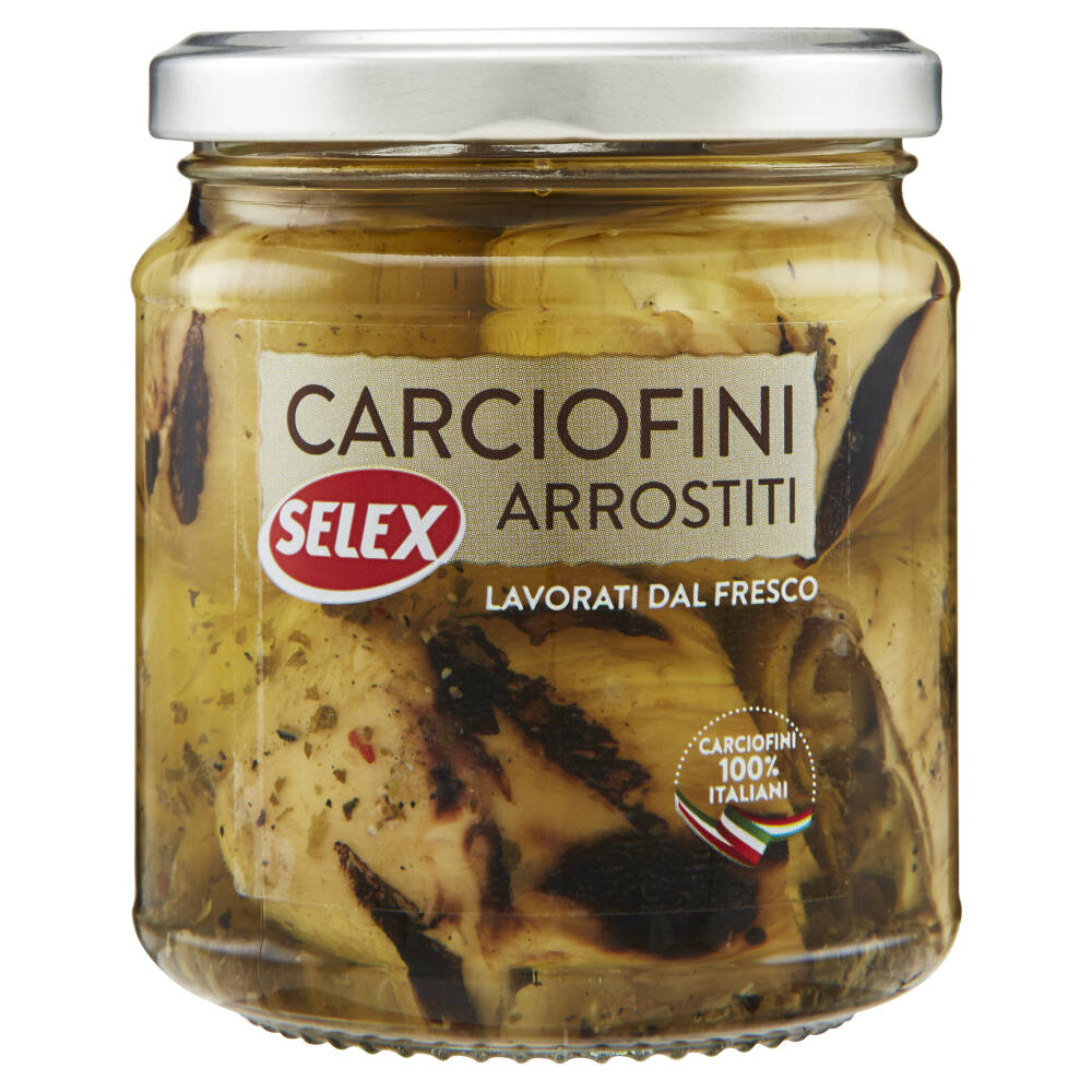 Selex Carciofini Arrostiti in Olio di Semi di Girasole 280 g