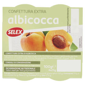 Selex Confettura Extra di Albicocche in Monoporzioni 4x25 g