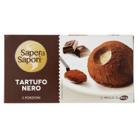Selex Saper di Sapori 2 Tartufi Neri di Gelato Cioccolato Extra Fondente 160 g