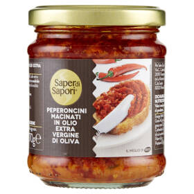 Selex Saper di Sapori Peperoncini Macinati in Olio Extra Vergine di Oliva 170 g