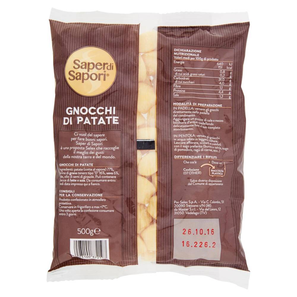 Chicche Di Patate Fresche Primia g 500