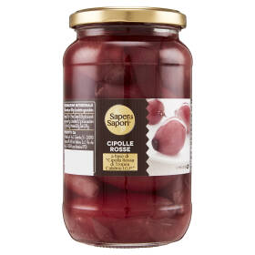 Selex Saper di Sapori Cipolle Rosse di Tropea Calabria I.G.P. Aromatizzate con Aceto di Vino 580 g