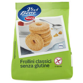 Selex Vivi Bene Senza Glutine Frollini Classici Senza Glutine 200 g
