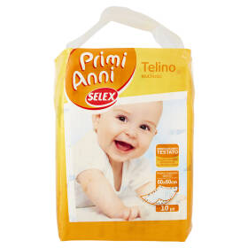 Selex Primi Anni Telino Multiuso Cm 60X60 10 pezzi