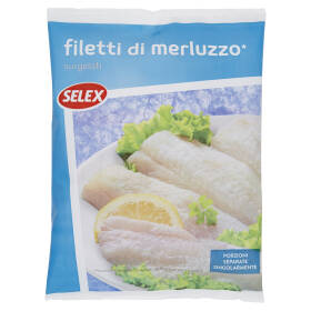 Selex Filetti di Merluzzo Surgelati 500 g