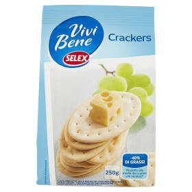 Selex Vivi Bene Cracker -40% di Grassi 250 g