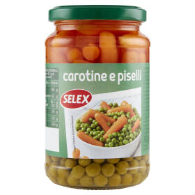 Selex Carotine e Piselli Lessati 350 g