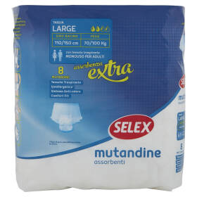 Selex Mutandine Assorbenti Pants Misura Large 8 pezzi