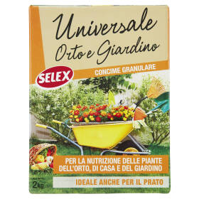 Selex Giardinaggio Concime Granulare per Orto e Giardino 2 kg