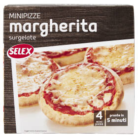 Selex Pizzette Margherita Surgelate 4x40 g