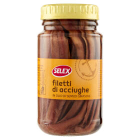 Selex Alici in Olio di Girasole 140 g