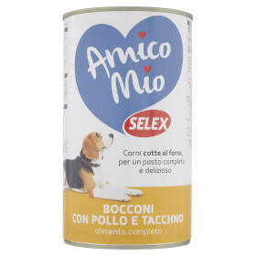 Selex Amico Mio Cane Bocconi con Pollo e Tacchino 1,23 kg