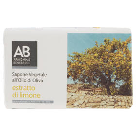 Armonia & Benessere Sapone Vegetale All'Olio di Oliva Estratto di Limone 125 g