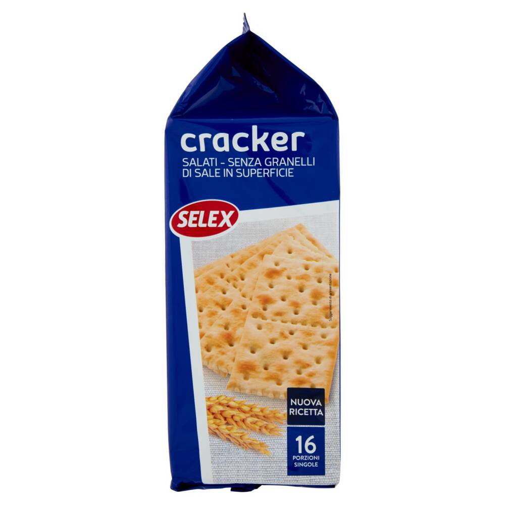 Selex Cracker Non Salati in Superficie 16x31,25 g | NonPesa.it - Spesa ...