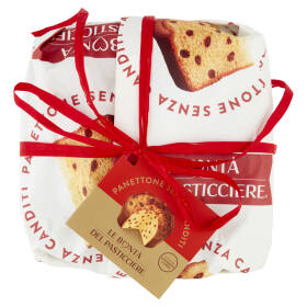 Le Bontà del Pasticciere Panettone Senza Canditi Incartato 1 kg