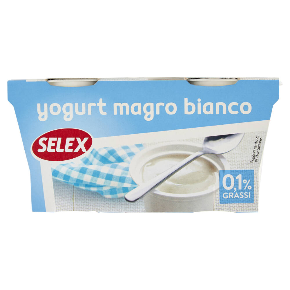 Selex Yogurt Magro Bianco 2x125 g