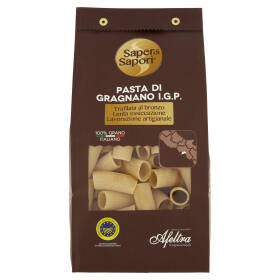 Selex Saper di Sapori Pasta di Semola di Gragnano I.G.P. Rigatoni Rigati 500 g