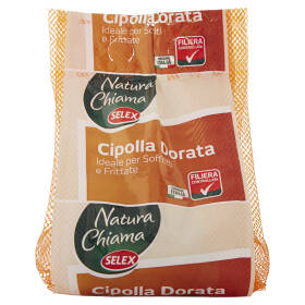 Selex Natura Chiama Cipolla Dorata - Calibri Vari - Preconfezionata 500 g