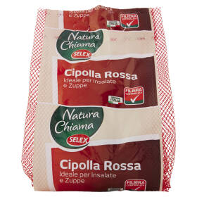 Selex Natura Chiama Cipolla Rossa - Calibri Vari - Preconfezionata 500 g