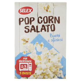 POP CORN PER MICROONDE SALATI Pata gr 270