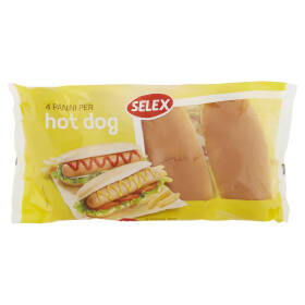 Selex Panini per Hot Dog 4x62,5 g