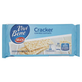 Selex Vivi Bene Cracker con Riso Soffiato 10x30 g