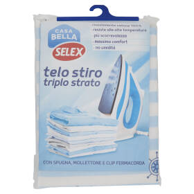 Selex Casa Bella Telo Stiro Triplo Strato 140x50 cm