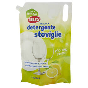 Selex Casa Bella Ricarica Detergente per Stoviglie Limone 2 L