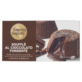 Selex Saper di Sapori Soufflè al Cioccolato Fondente Surgelato 2x100 g