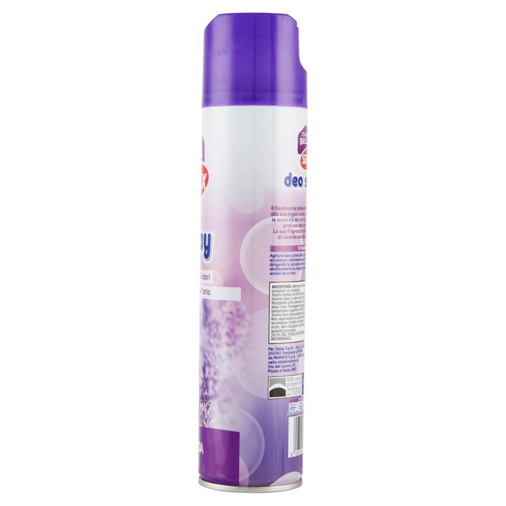 Selex Casa Bella Deodorante per Ambienti Spray Lavanda 2 in 1 300 ml