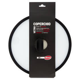 Selex Coperchio in Vetro con Pomolo Poggiamestolo 28 cm