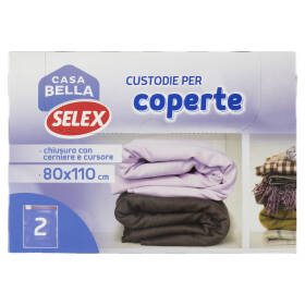 Selex Casa Bella Custodie per Coperte 80x110 cm 2 pezzi