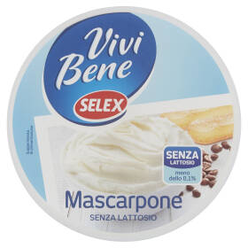Selex Vivi Bene Mascarpone Senza Lattosio 250 g