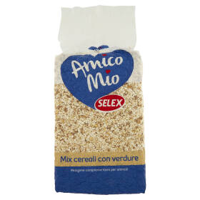 Selex Amico Mio Mix di Cereali Soffiati e Verdure Sottovuoto per Animali 2 kg