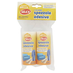 Selex Casa Bella Ricambi per Spazzola Adesiva 2 pezzi da 24