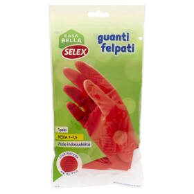 Selex Casa Bella Guanti Felpati Misura Media (7-7,5)
