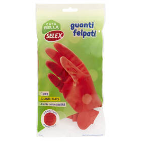 Selex Casa Bella Guanti Felpati Misura Grande (8-8,5)