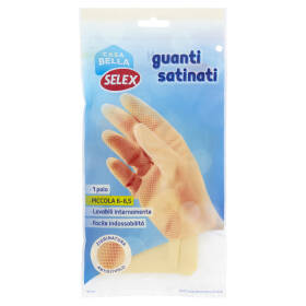 Selex Casa Bella Guanti Satinati Misura Piccola (6-6,5)
