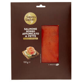 Selex Saper di Sapori Salmone Affumicato Rosso a Fette 100 g
