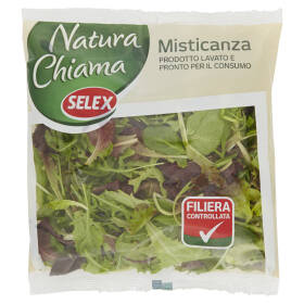 Selex Natura Chiama Misticanza Lavata e Pronta per il Consumo 80 g