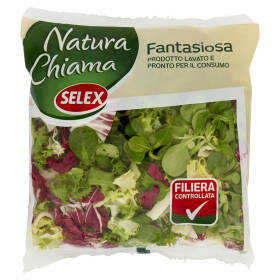Selex Natura Chiama Insalata Fantasiosa Lavata e Pronta per il Consumo 200 g